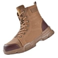 thumbnail image 1 of Steel Toe Boots for Men Women Indestructible Non Slip Comfortable Work Boot Safety Construction Shoes, 1 of 6