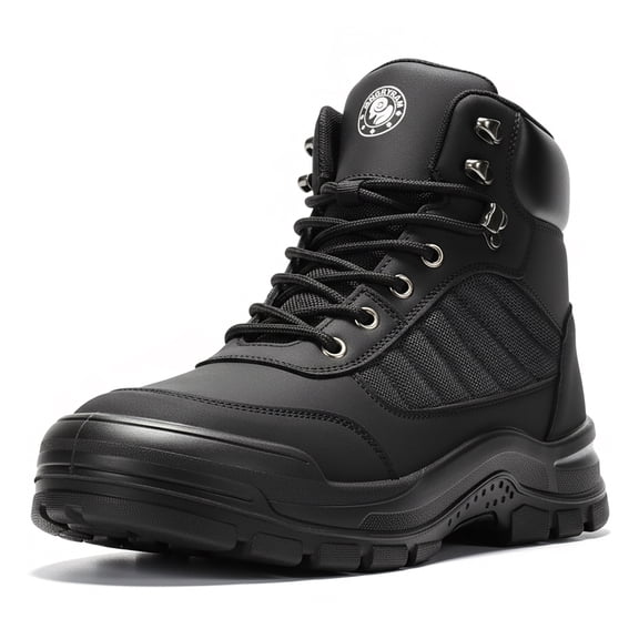 Steel Toe Boots for Men Women Slip Resistant Puncture Proof Work Boots for Men Lightweight Comfortable Steel Toe Work Shoes