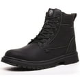 thumbnail image 1 of ANGRYRAM Men's Steel Toe Boots, Memory Foam, Industrial Construction Work Boots, 1 of 6