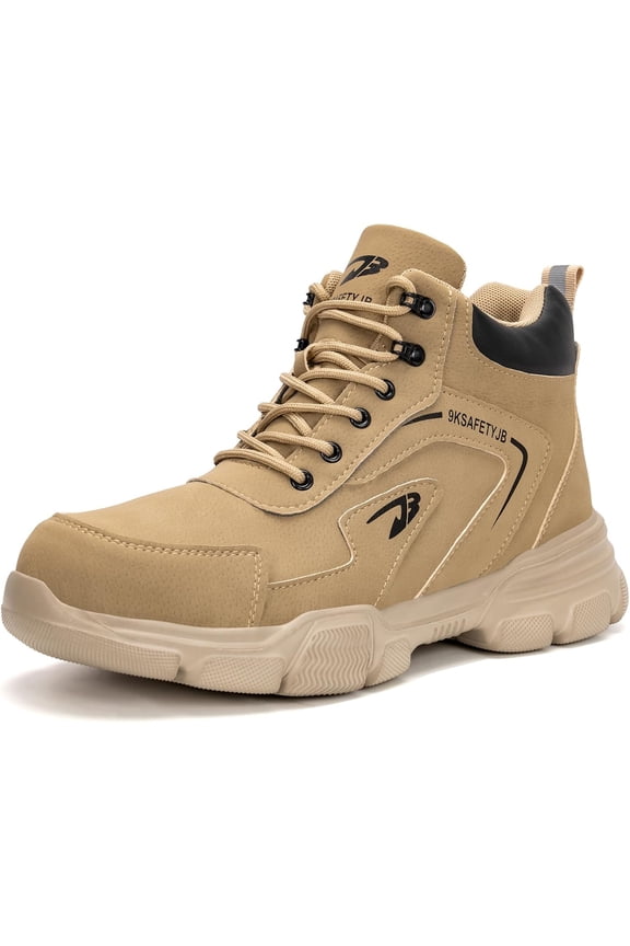 Steel Toe Boots for Men Work Safety Boots Indestructible Shoes Industrial Construction Boot Comfortable Puncture Resistant Lightweight Work Boots