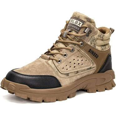 Steel Toe Boots for Men Work Safety Boots Indestructible Shoes Industrial Construction Boot Comfortable Puncture Resistant Lightweight Work Boots