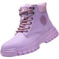 thumbnail image 1 of Steel Toe Boots for Women Lightweight Waterproof Construction Safety Work Boots, 1 of 5