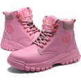 thumbnail image 1 of Steel Toe Boots for Women Lightweight Waterproof Construction Safety Work Boots, 1 of 5