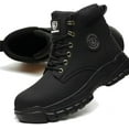 thumbnail image 1 of Steel Toe Boots for Women Safety Boots Men Indestructible Composite Toe Boots Lightweight Construction Work Shoes, 1 of 5