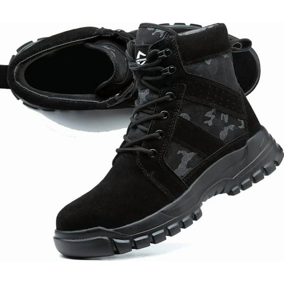 Steel Toe Boots for Women Safety Boots Men Indestructible Composite Toe Boots Lightweight Construction Work Shoes