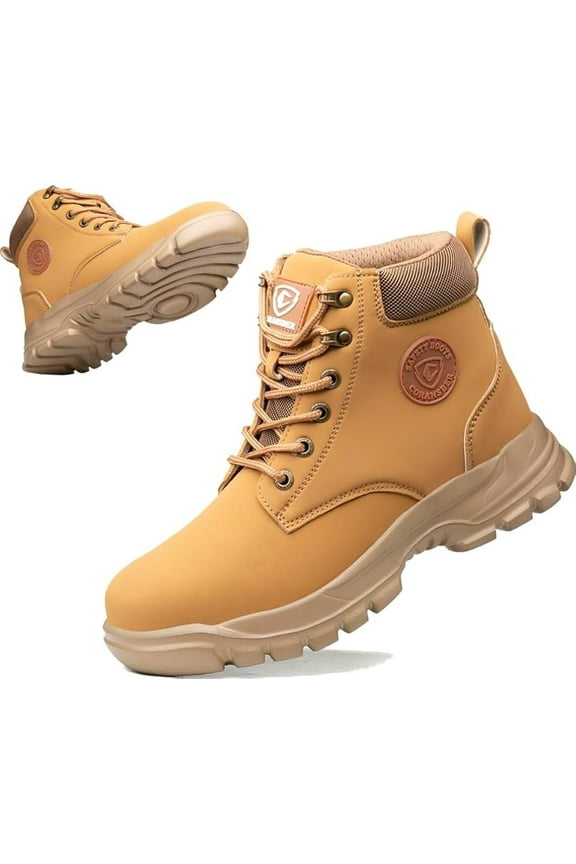 Steel Toe Boots for Women Safety Boots Men Indestructible Composite Toe Boots Lightweight Construction Work Shoes