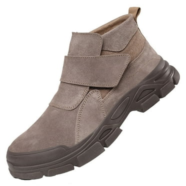 Steel Toe Cap Boots Lightweight Safety Trainer Insulated Slip-on Work Shoes