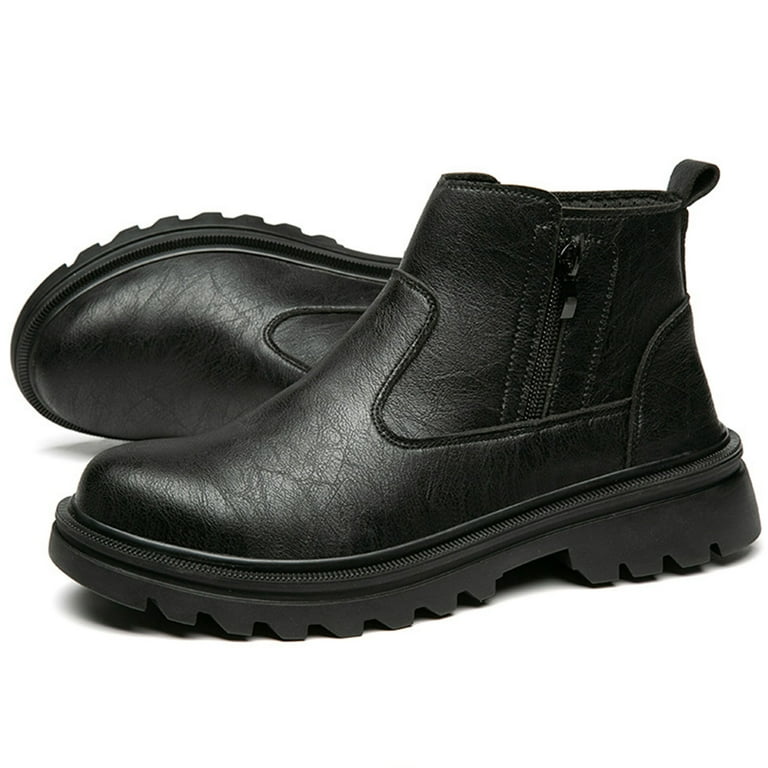 Non Slip Comfy Steel Cap Boots Steel Toe Work Boots For Men Slip