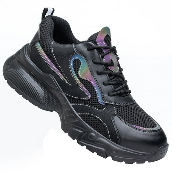 Steel Toe Cap Boots Men Women Puncture Proof Safety Trainers Lightweight Safety Shoes Non-Slip Work Boots