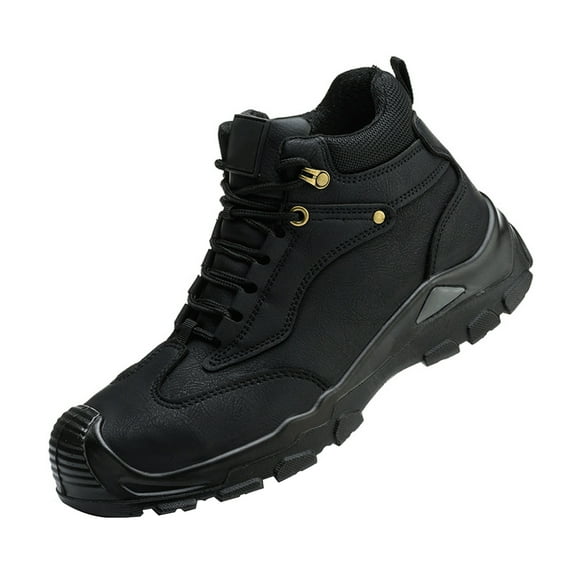 Steel Toe Cap Boots Men Women Work Boots Lightweight Safety Trainers Non-Slip Safety Shoes Puncture Proof