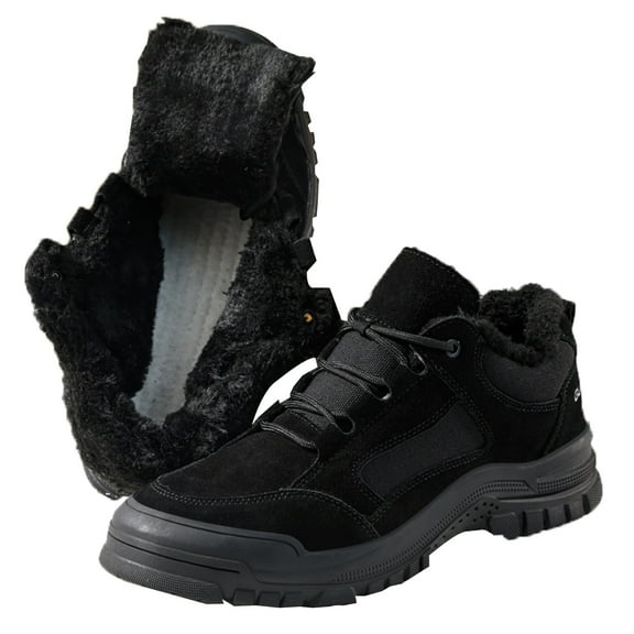 Steel Toe Cap Trainers Men Women Winter Safety Trainers Lightweight Warmth Safety Shoes Non-Slip