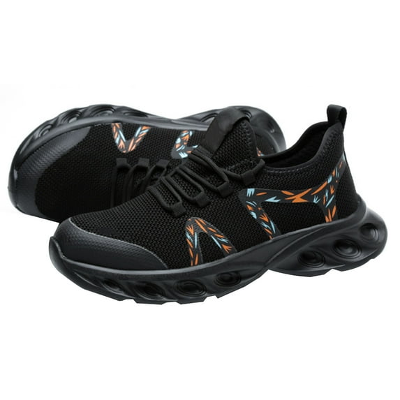 Steel Toe Cap Trainers Safety Trainers Men Women Lightweight Safety Shoes Non-Slip Breathable Puncture Proof 5-11