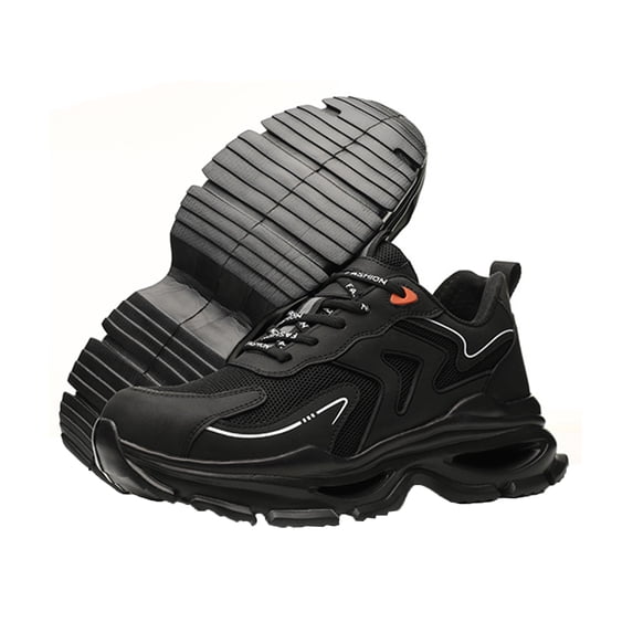 Steel Toe Cap Trainers Safety Trainers Mens Womens Non Slip Lightweight Safety Shoes Breathable Work Shoes Comfortable 5.5-10