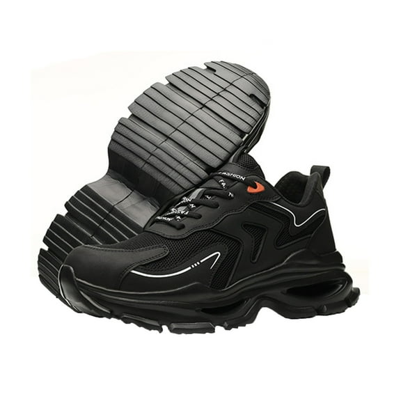 Steel Toe Cap Trainers Safety Trainers Mens Womens Non Slip Lightweight Safety Shoes Breathable Work Shoes Comfortable 5.5-10