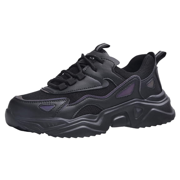 Steel Toe Cap Trainers Women's Safety Shoes, Lightweight Breathable Soft Bottom Industry Work Shoes, Utility Footwear