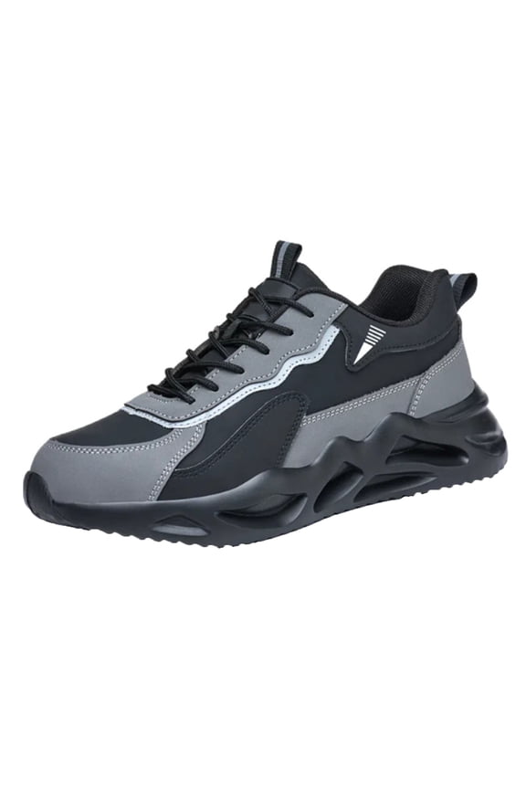 Steel Toe Cap Trainers for Men Women Non Slip Work Shoes Safety Work Shoes Lightweight Steel Toe Sneakers