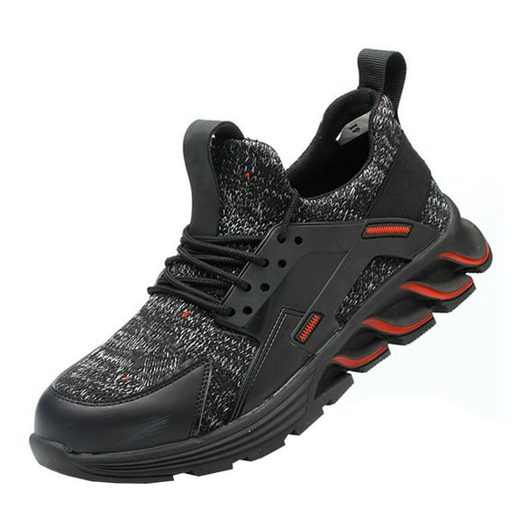Steel Toe Cap Trainers for Men Women Safety Work Shoes Lightweight Non Slip Work Shoes Breathable Puncture Proof 5-10