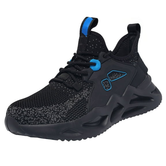 Steel Toe Cap Trainers for Men Women Safety Work Shoes Lightweight Non Slip Work Shoes Puncture Proof Work Trainers 5-10