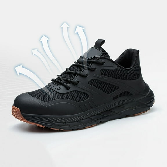 Steel Toe Cap Trainers for Men Women Safety Work Shoes Lightweight Steel Toe Sneakers Non Slip Work Shoes Puncture Proof