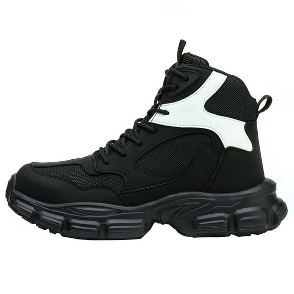 Steel Toe Cap Trainers for Men Women Steel Toe Sneakers Lightweight Safety Work Shoes Non Slip Work Shoes 4.5-8