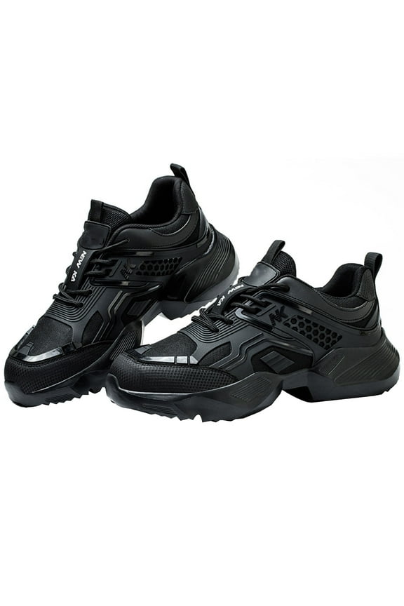 Steel Toe Cap Work Shoes Waterproof Safety Shoes Mens Womens Lightweight Breathable Safety Trainer EU 36-46