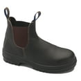 thumbnail image 1 of Steel Toe Elastic Side Slip-On Boots, Water Resistant, Stout Brown, AU size 9.5, US size 10.5, 1 of 1