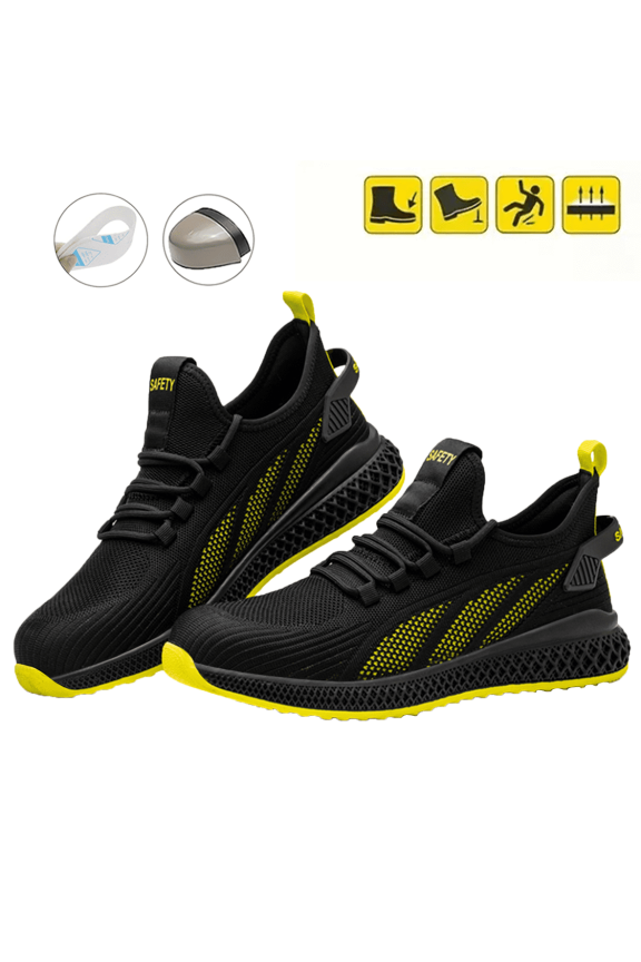 Steel Toe Safety Shoes for Man, Comfortable Breathable & Non-Slip Work Shoes
