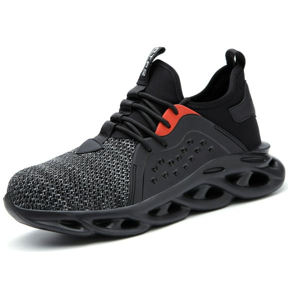 Steel Toe Safety Shoes for Men Breathable Industrial Sneakers Insulating Anti-pierce Construction Work Shoes Non Slip Lightweight Sports Shoes
