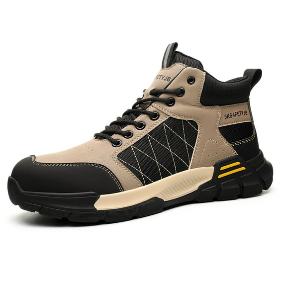 Steel Toe Safety Shoes for Men Women Lightweight Work Sneakers Leather Industrial Boots Construction Work Shoes
