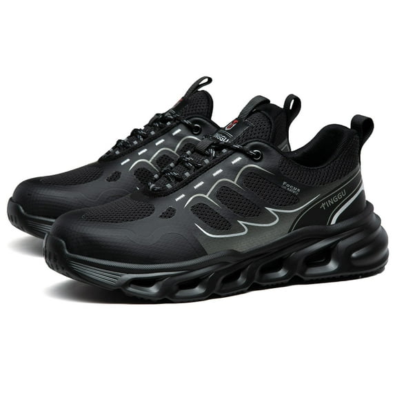 Steel Toe Safety Shoes for Men Women Work Sneakers Lightweight Industrial Boots Non-Slip Work Shoes