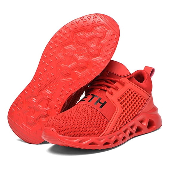 Steel Toe Shoes for Men Lightweight Indestructible Work Sneakers for Women Puncture Proof Comfortable Slip On Safety Shoes for Industrial,Coustruction Red 11