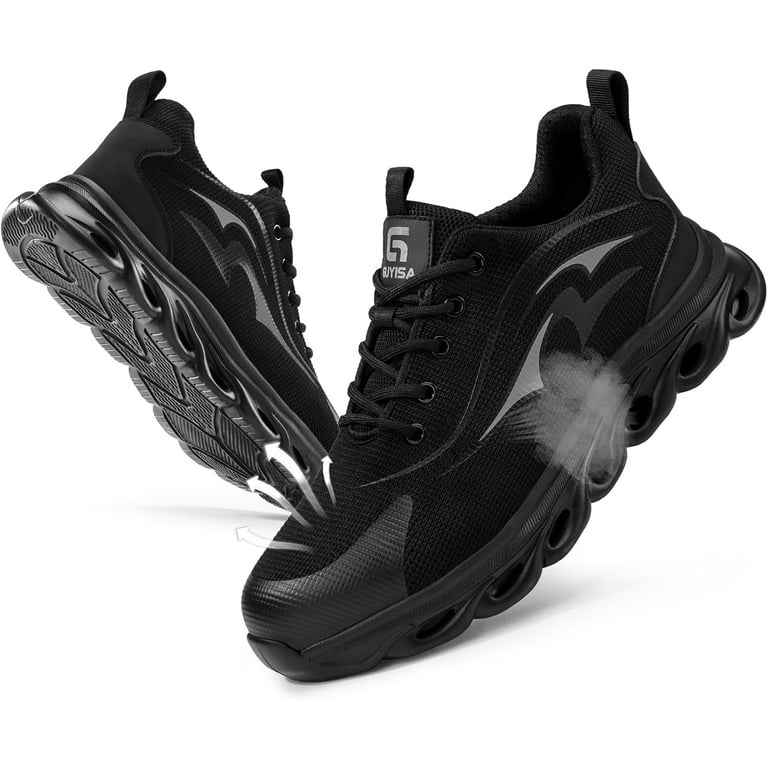 Steel Toe Shoes for Men Women Non Slip Work Shoes Lightweight Work