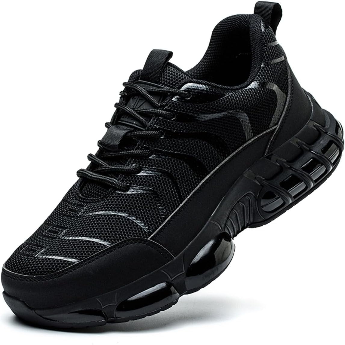 Slip Resistant Work Shoes For Men Steel Toe Work Sneakers