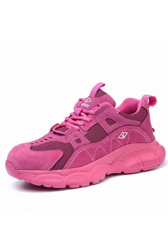 Steel Toe Shoes for Women Men Wide Non Slip Composite Work Sneakers Indestructible Comfortable Safety Tennis Shoes Lightweight Breathable Construction Sneakers Puncture Proof Ergonomic Design