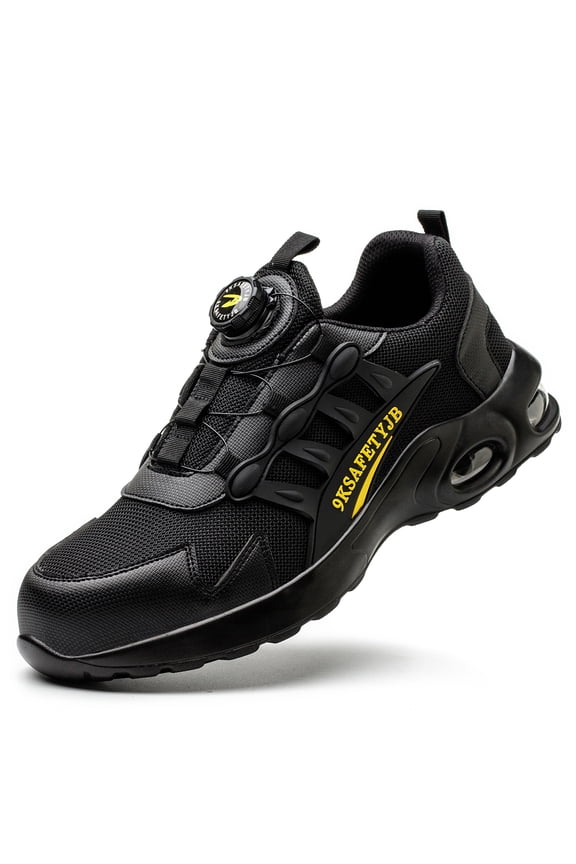 Steel Toe Shoes for Men Women, All Day Comfort Lightweight Safety Work Shoes, Indestructible Construction Composite Toe Sneakers