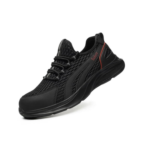 Steel Toe Shoes for Men Women Comfortable No Slip Work Shoes Lightweight Indestructible Safety Shoes