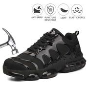 NIFOFISE Safety Shoes for Men Women Steel Toe Puncture Resistant for Work