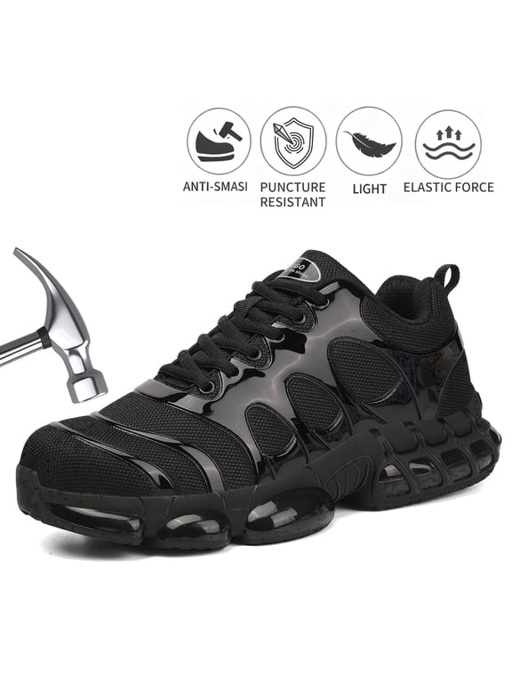 Safety Shoes for Men Women Steel Toe Puncture Resistant for Work