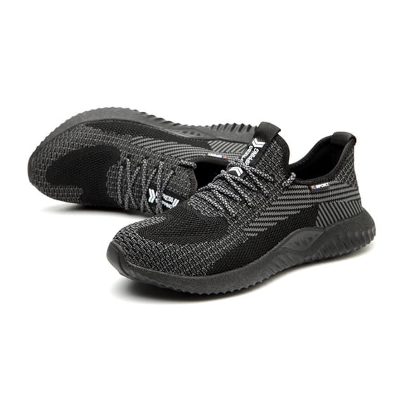 Steel Toe Shoes for Men Women Indestructible Steel Toe Sneakers Lightweight Work Safety Shoes Puncture Proof Composite Toe