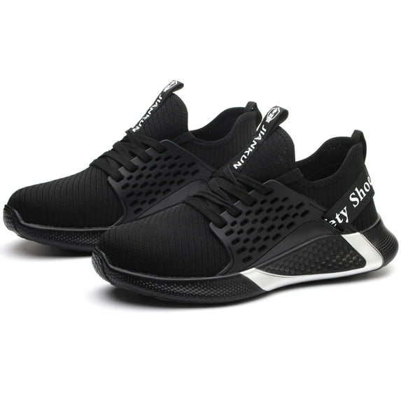 Steel Toe Shoes for Men Women Indestructible Work Shoes Lightweight Comfortable Safety Sneakers Nonslip Industrial Construction Shoes