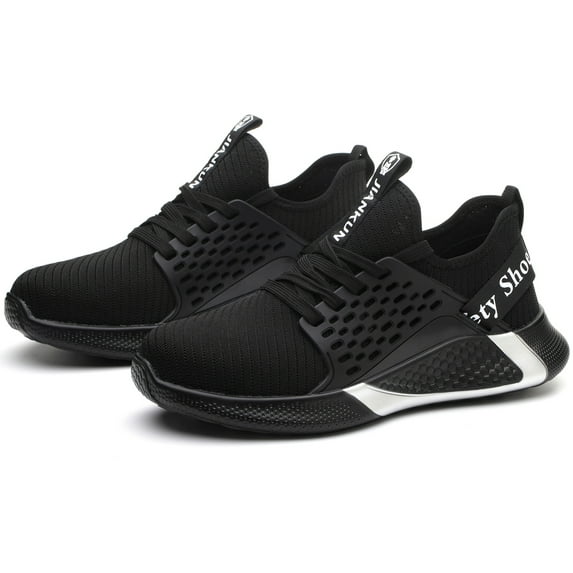 Steel Toe Shoes for Men Women Indestructible Work Shoes Lightweight Comfortable Safety Sneakers Nonslip Industrial Construction Shoes