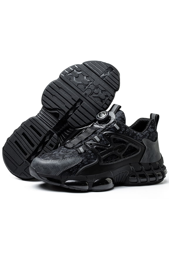 Steel Toe Shoes for Men Women Lightweight Comfortable Work Sneakers Composite Toe Shoes Safety Tennis Sneakers for Long Shifts