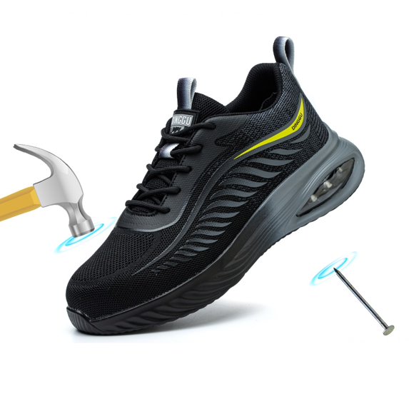 Steel Toe Shoes for Men Women Lightweight Cushion Sneakers Slip ...