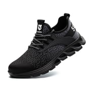Steel Toe Shoes for Men Women Safety Work Shoes Indestructible Steel Toe Sneakers Lightweight Work Shoes Toe Shoes
