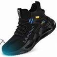 thumbnail image 1 of Steel Toe Shoes for Men Work Shoes Safety Shoes Lightweight Puncture Proof Indestructible Work boots, 1 of 6