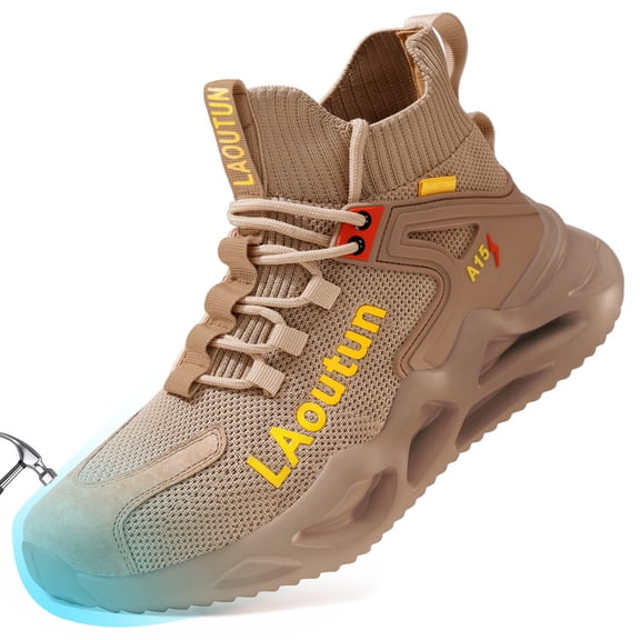 Steel Toe Shoes for Men Work Shoes Safety Shoes Lightweight Puncture Proof Indestructible Work boots