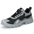 thumbnail image 1 of Steel Toe Shoes for Men Work Women Lightweight Air Cushion Sneakers Slip Resistant Safety Work Boots Indestructible Shoe, 1 of 13