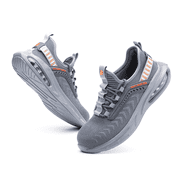 ZURTATIN Steel Toe Shoes for Men Work Women Sneakers Slip Resistant Safety Work Shoe