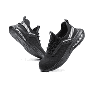 ZURTATIN Furuian Steel Toe Shoes for Men Work Women Sneakers Slip Resistant Safety Work Shoe