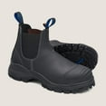 thumbnail image 1 of Blundstone Steel Toe Slip-On Elastic Side Boots, Kick Guard, Black, US size 7, 1 of 3